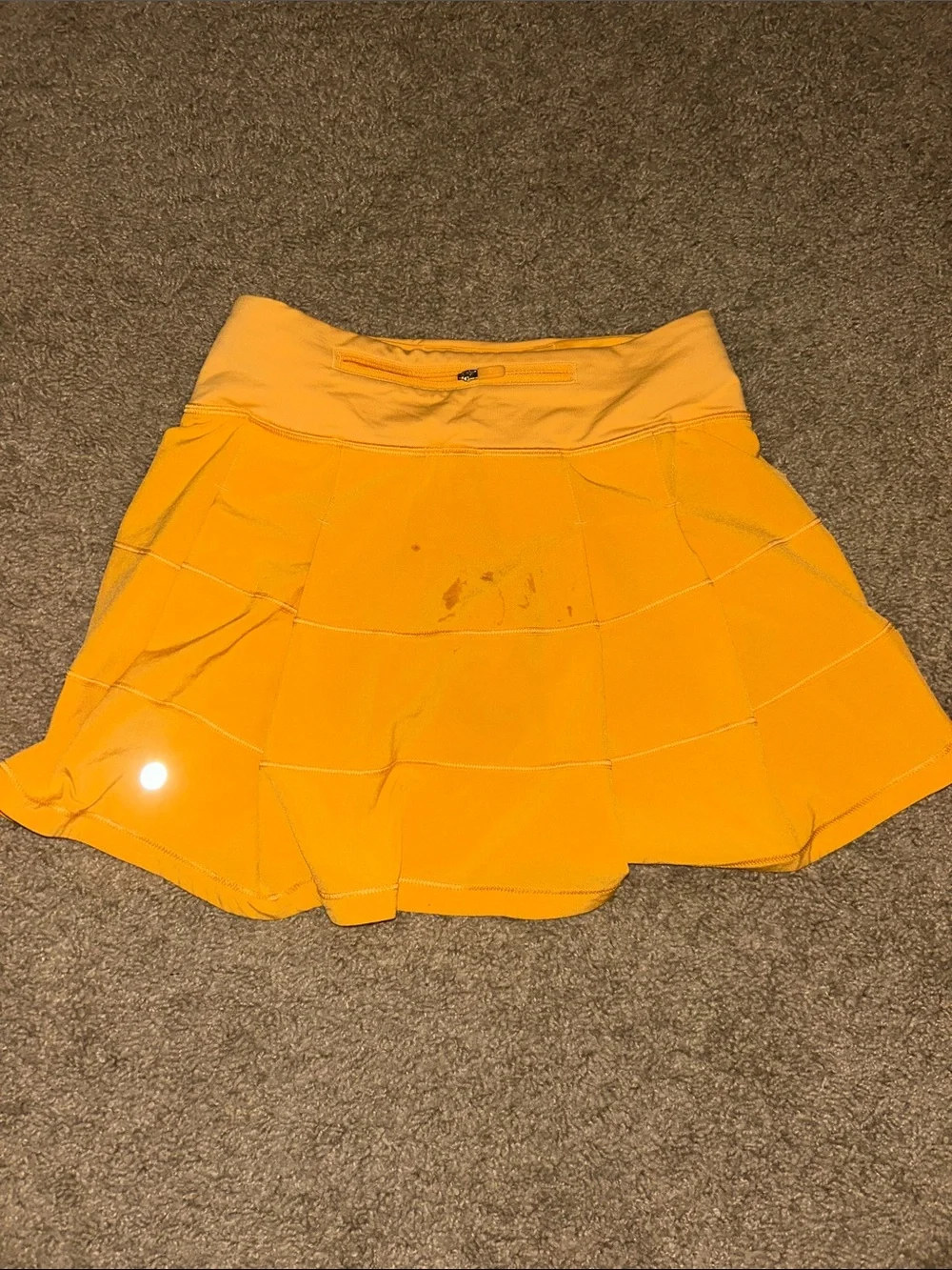 lululemon athletica Vibrant orange skirt